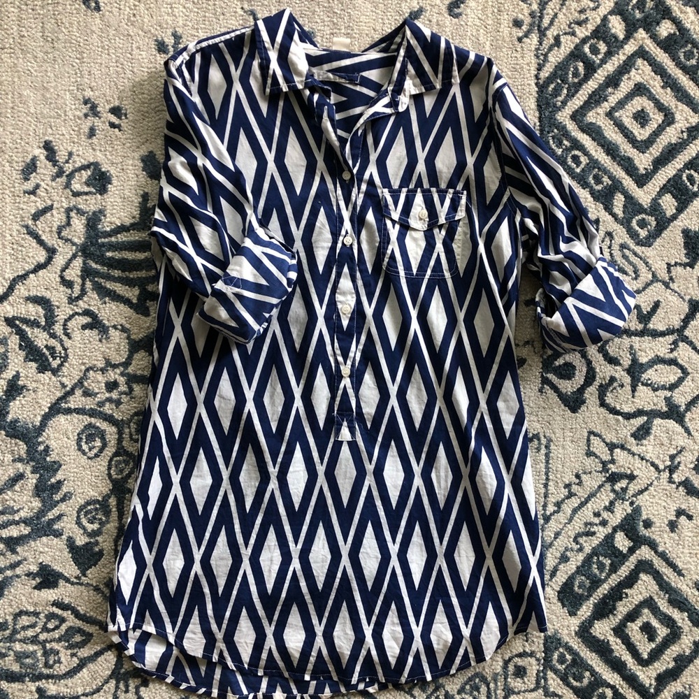 JCrew Geometric Tunic